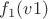 $f_1(v1)$