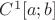 $C^1[a;b]$