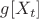 $g[X_t]$