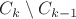 $C_k\setminus C_{k-1}$