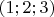 $(1;2;3)$