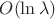 $O(\ln \lambda)$