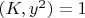 $НОД(K, y^2)=1$