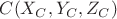 $C (X_C, Y_C, Z_C) $