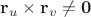 $\mathbf r_u\times\mathbf r_v\neq \mathbf 0$