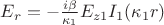 $
E_r=-\frac{i\beta}{\kappa_1}E_{z1}I_1(\kappa_1 r)$