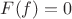 $F(f)=0$
