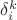 $\delta^k_i$