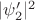 $|\psi_2'|^2$