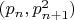 $(p_n,p^2_{n+1})$