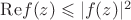 $\mathrm{Re} f(z) \leqslant |f(z)|^2$