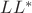$LL^{*}$ $LL^{*}$