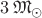 $3\,\mathfrak{M}_\odot$