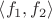 $\left\langle f_1,f_2 \right\rangle$