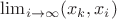 $\lim_{i\to \infty}(x_k,x_i)$