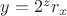 $y = 2^zr_x$
