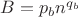 $B = p_bn^{q_b}$