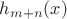 $h_{m+n}(x)$