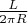 $\frac{L}{2 \pi R}$