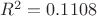 $R^2=0.1108$