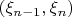 $(\xi_{n-1},\xi_n)$