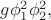 $g\phi_1^2\phi_2^2,$ $g\phi_1^2\phi_2^2,$