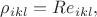 $\rho_{ikl}=Re_{ikl},$