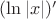 $(\ln |x|) ' $