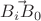 $\vec{B_iB_0}$