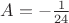 $A=-\frac{1}{24}$