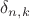 $\delta_{n,k}$