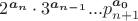 $2^{\boldsymbol{a_n}}\cdot3^{\boldsymbol{a_{n-1}}}...p_{n+1}^\boldsymbol{a_0}$