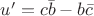 $u'=c\bar{b}-b\bar{c}$