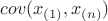 $cov(x_{(1)},x_{(n)})$