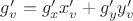 $g'_v=g'_xx'_v+g'_yy'_v$