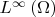 ${L^\infty }\left( \Omega  \right)$