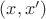 $(x,x')$