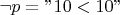 $\neg p=