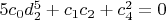 $5 c_0 d_2^5+c_1 c_2+c_4^2=0$