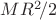 $MR^2\!/2$