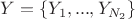 $Y = \{Y_1,...,Y_{N_2}\}$