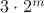 $3\cdot2^{m}$