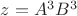 $z=A^3B^3  $