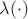 $\lambda(\cdot)$