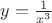 $y=\frac 1{x^3}$