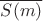 $\overline{S(m)}$