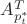$A^{T}_{p^{*}_t}$