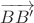 $\overrightarrow{BB'}$