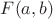 $F(a,b)$