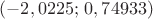 $(-2,0225;\,0,74933)$